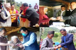 तेमालमा तिहारको पूर्वसन्ध्यामा सामाजिक सुरक्षाभत्ता वितरण