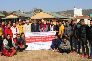 नमोबुद्धमा युवालाई उद्यमशील बनाउने तालिम सम्पन्न