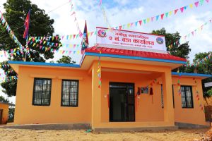 नमोबुद्ध–२ मा बन्यो वडा कार्यालय र स्वास्थ्य केन्द्र भवन