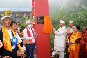 नमोबुद्धमा बन्यो कलात्मक दुई प्रवेशद्वार, पर्यटन विकासमा टेवा पुग्ने विश्वास