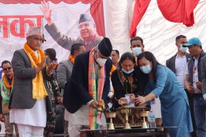 प्रधानमन्त्री देउवाद्धारा तेमालको प्रशासकिय भवन उद्घाटन,विकासमा सहयोग गर्न देउवालाई अध्यक्ष तामाङको अपिल(फोटोफिचरसहित)