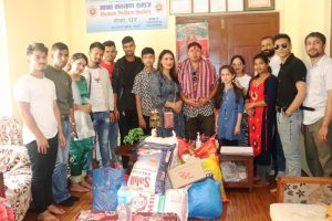 जन्मदिनमा पत्रकार बजगाईद्वारा असहायलाई सहयोग