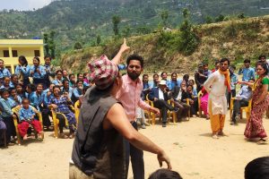 बालविवाह न्यूनीकरण गर्न खानीखोला गाउँपालिकाले सडक नाटक प्रदर्शन गर्ने