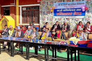 बेथानचोकको सरस्वती माविको वार्षिकोत्सव–युग सापेक्ष शिक्षा प्रदान गर्नुपर्नेमा गापा अध्यक्ष अधिकारीको जोड