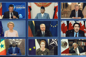 ‘डेमोक्रेटिक समिट’ मा सहभागी नेपाल संयुक्त वक्तव्यमा मौन 