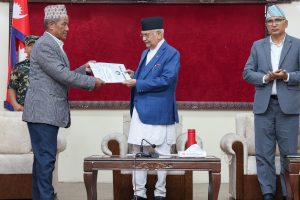 बाढी पहिरो विपद्पछिको पुनःनिर्माणको काम छिट्टै अघि बढाउन प्रधानमन्त्री ओली कटिबद्ध