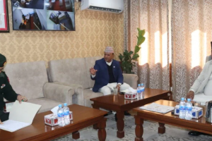 खाँदबारी–किमाथाङ्का सडक चाँडो सञ्चालनमा ल्याउन रक्षामन्त्री राईको निर्देशन