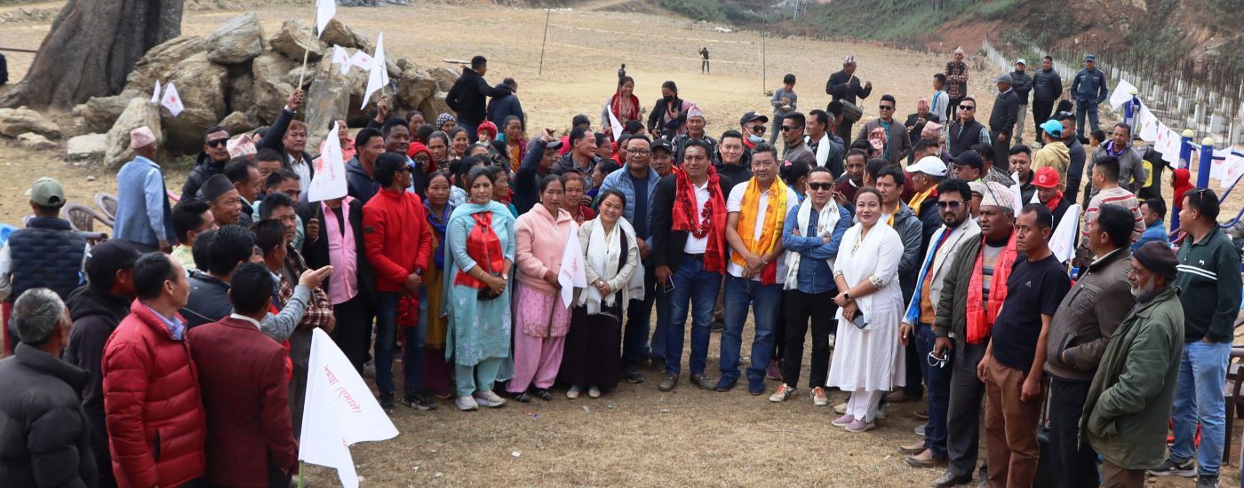 तेमालमा एमालेको घरदैलो अभियान सम्पन्न, सूर्य चिन्हमा मतदान गर्न तेमालेजनमा देखियो उत्साह-फोटो फिचरसहित