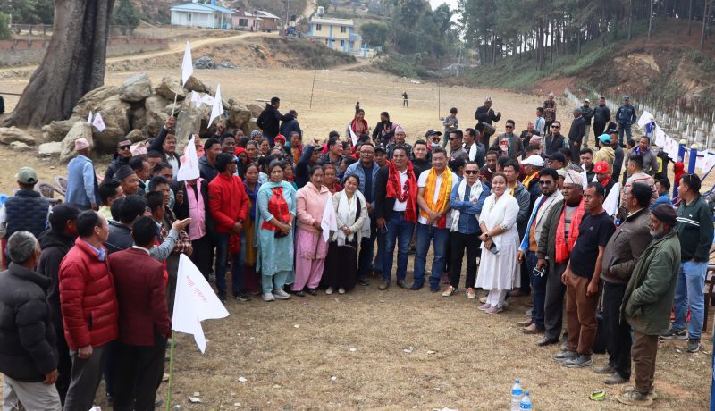 तेमालमा एमालेको घरदैलो अभियान सम्पन्न, सूर्य चिन्हमा मतदान गर्न तेमालेजनमा देखियो उत्साह-फोटो फिचरसहित