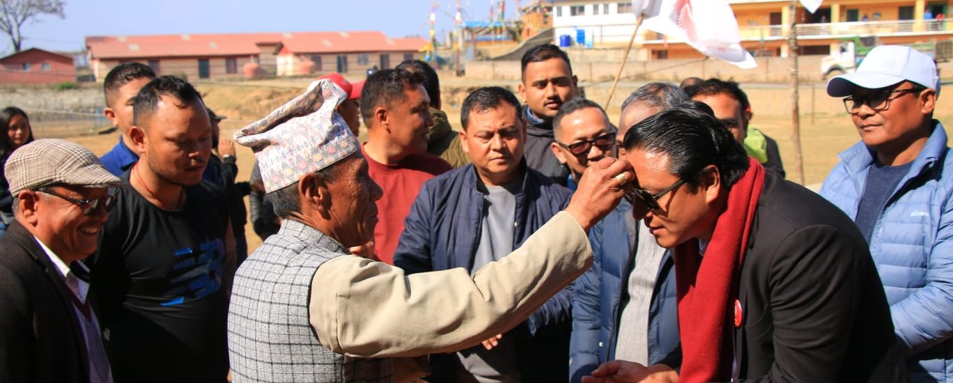 तेमालबाट एमाले उम्मेदवार अमितको उद्घोष, “बुद्धचित्त मालाको ब्रान्डिङ गरी प्रबर्द्धन गर्छु ।”
