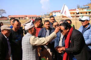 तेमालबाट एमाले उम्मेदवार अमितको उद्घोष, “बुद्धचित्त मालाको ब्रान्डिङ गरी प्रबर्द्धन गर्छु ।”