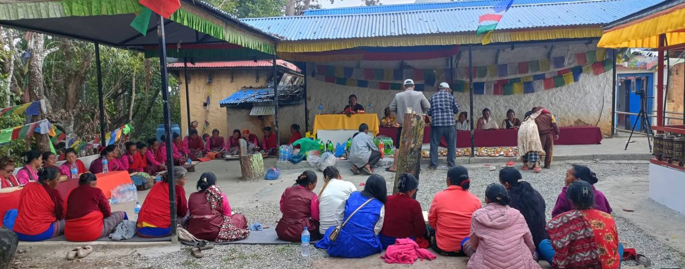तेमालमा ऐतिहासिक स्वयम्भू बौद्ध स्तुपा मर्मत सम्पन्न, चैत पूर्णिमामा तेमाल जात्रा सम्पन्न