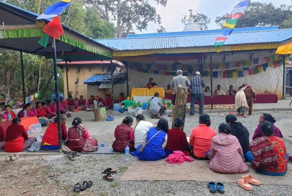 तेमालमा ऐतिहासिक स्वयम्भू बौद्ध स्तुपा मर्मत सम्पन्न, चैत पूर्णिमामा तेमाल जात्रा सम्पन्न
