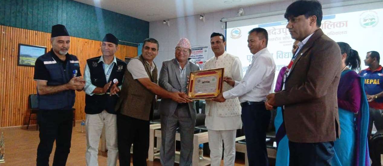 काभ्रेको मण्डनदेउपुर देशकै पहिलो पूर्णखोप विद्यालय सुनिश्चित नगरपालिका